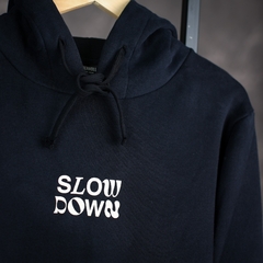Buzo Slow Down Negro - tienda online