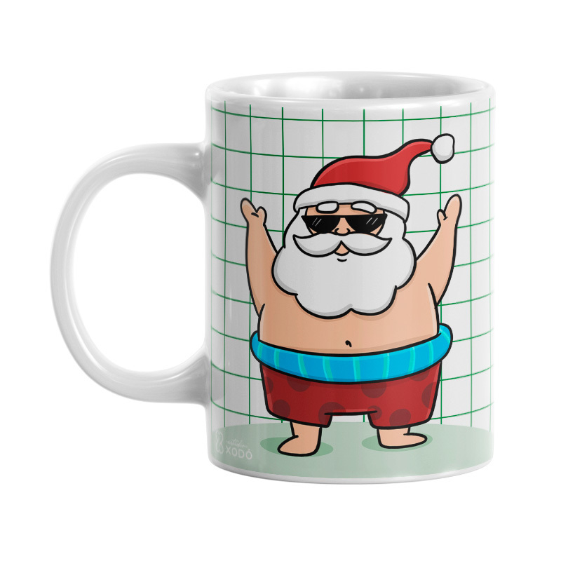 Caneca Ho Ho Ho Feliz Natal - Mai Personalizados