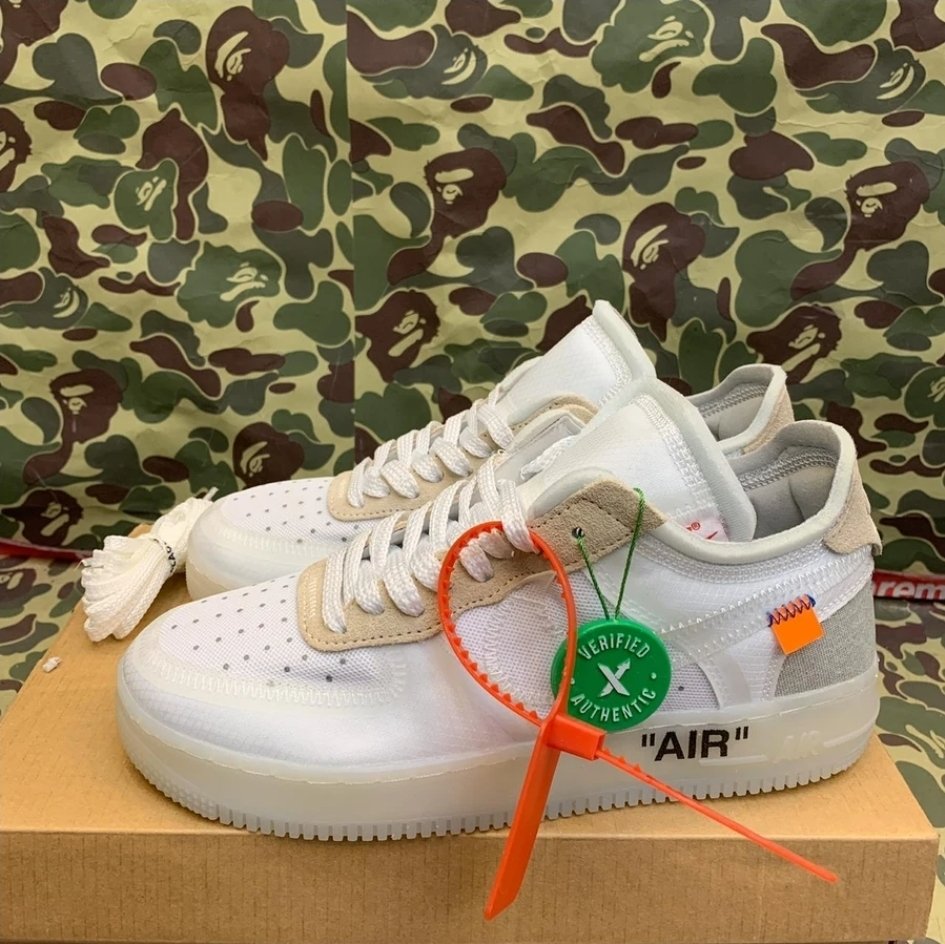 Nike air force 1 off white box discount