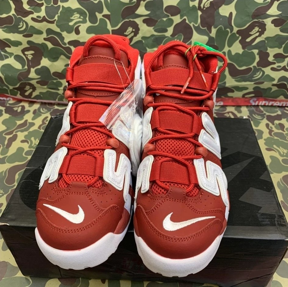Nike supreme uptempo red clearance