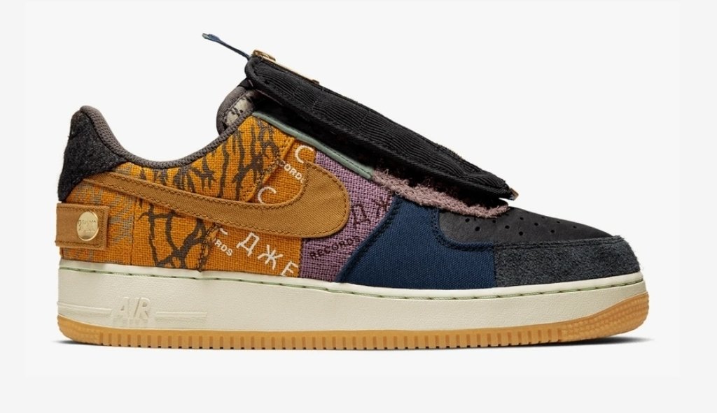 Nike air force 1 low cactus jack on sale