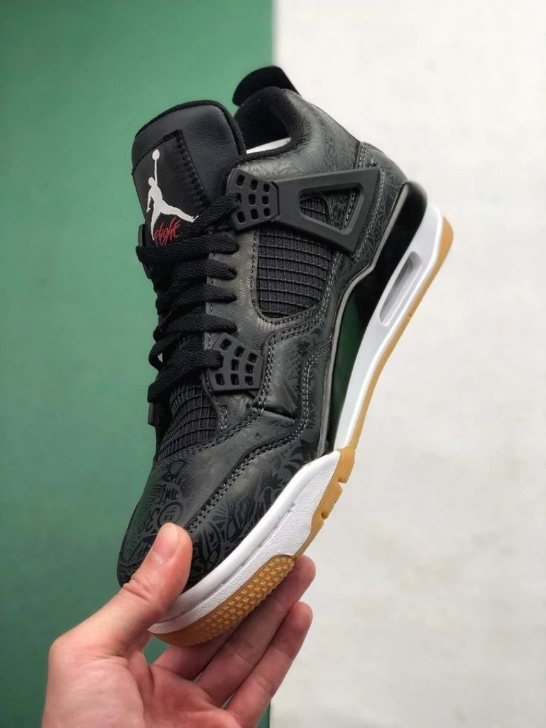 Laser black retro 4 new arrivals