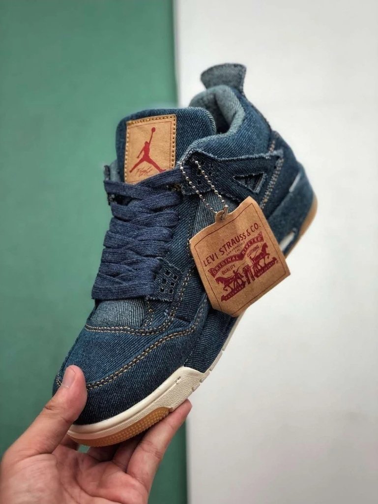 TENIS NIKE AIR JORDAN 4 RETRO LEVI S DENIM