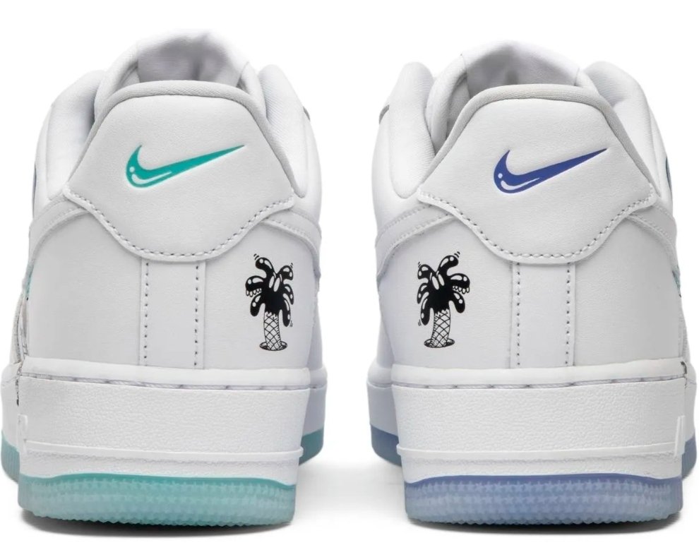 TENIS NIKE STEVEN HARRINGTON X AIR FORCE 1 LOW FLYLEATHER QS EARTH DAY