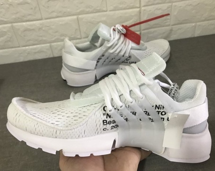Nike presto fly x off white new arrivals
