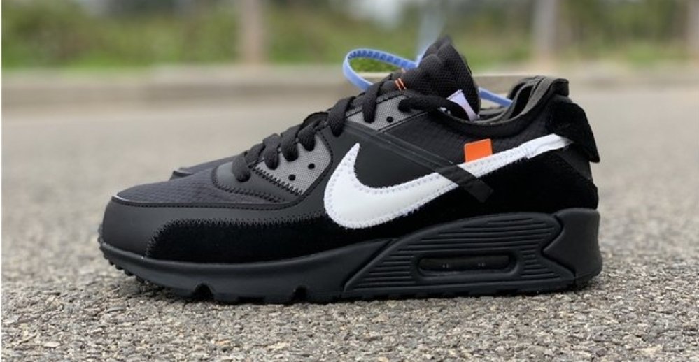 Air max 90 offwhite black top