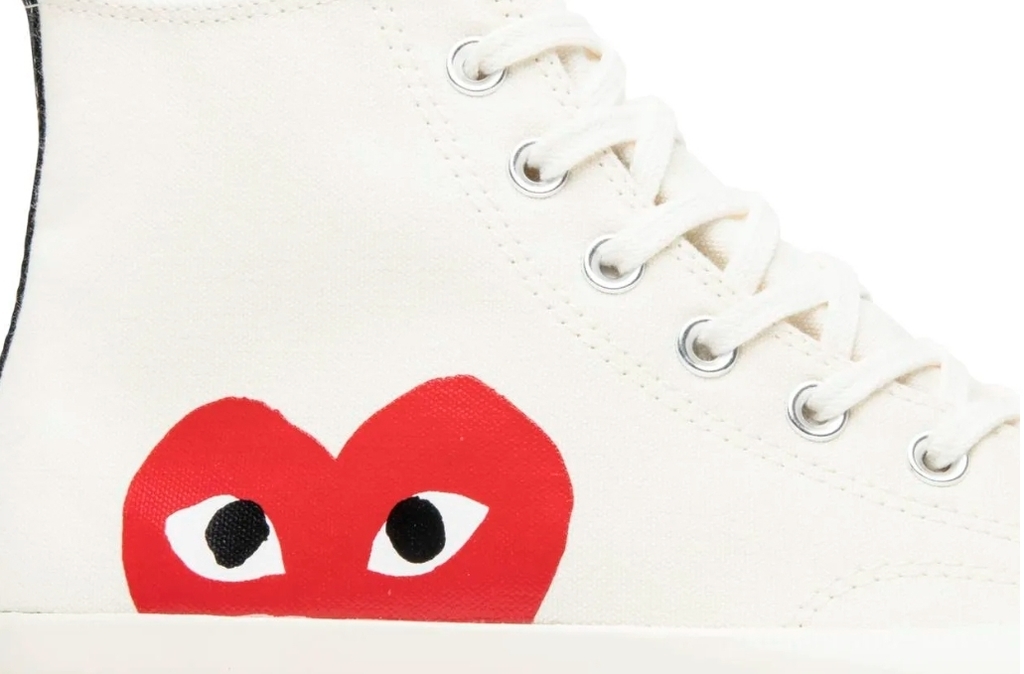 TENIS COMME DES GAR ONS X CHUCK TAYLOR ALL STAR HI MILK