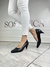 Charlotte B / Croco negro (Taco fino) - Sos Unica