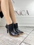 Imagen de Nicole / Croco charol negro