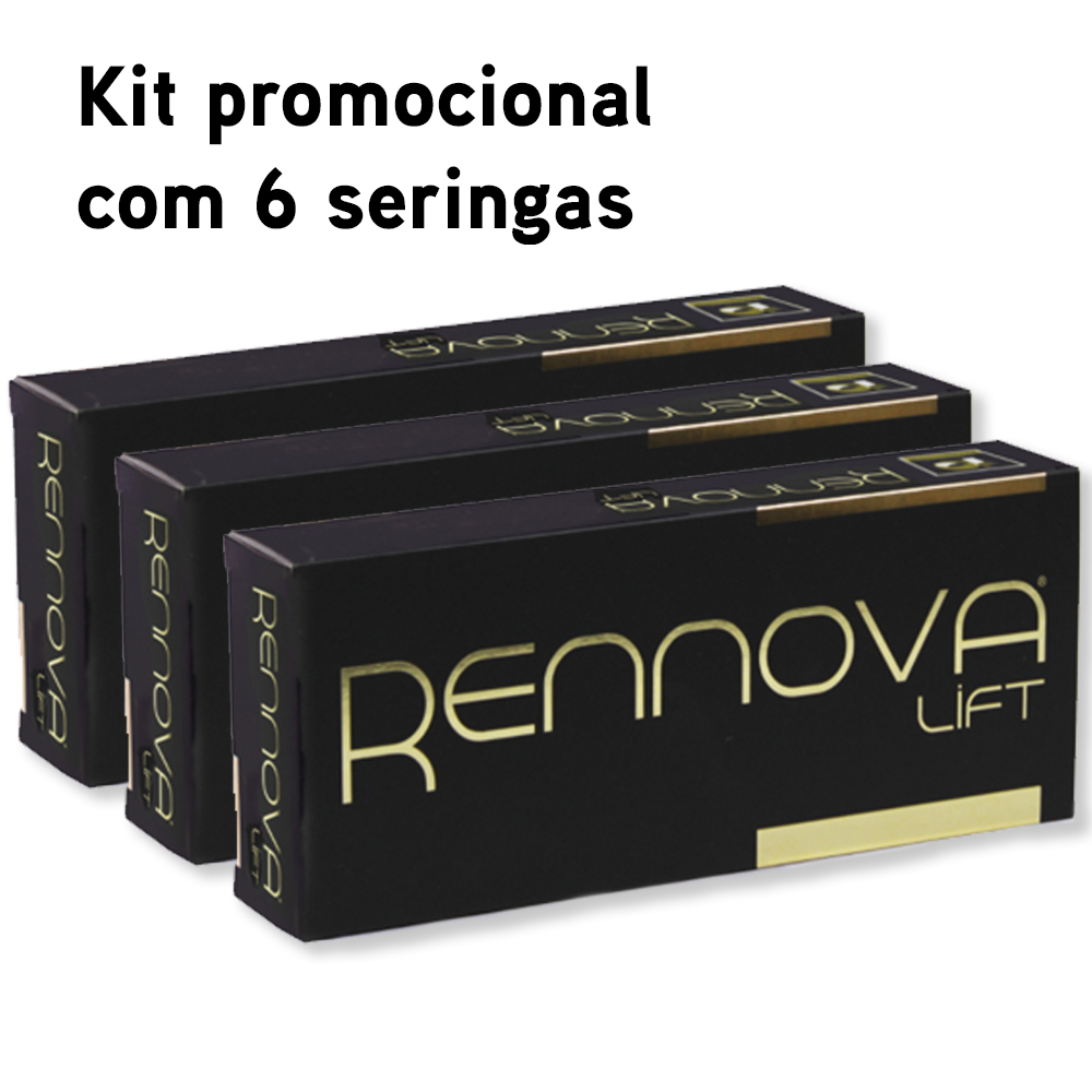 KIT PROMOCIONAL COM 6 SERINGAS DE RENNOVA® LIFT