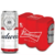 Latas Budweiser x6 + frapera Budweiser en internet