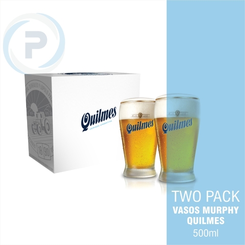Two Pack vasos Quilmes