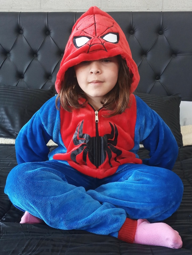 Pijama Spiderman Niño Hombre Araña Disney Invierno Niños