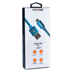 CABO USB 2.0 PARA MICRO USB AZUL – CB1117