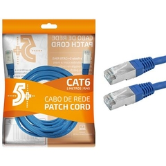 CABO PATCH CORD CAT6 AZUL 5M 018-9901