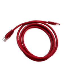 CABO PATCH CORD CAT 5E 1,5 METROS VERMELHO IMPORT. PC15MCAT5E-RD