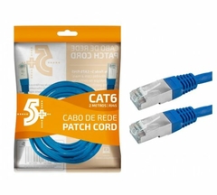 CABO PATCH CORD CAT6 AZUL 2M 018-1087