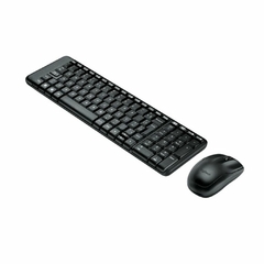 KIT TECLADO E MOUSE SEM FIO MK220 PRETO LOGITECH - comprar online