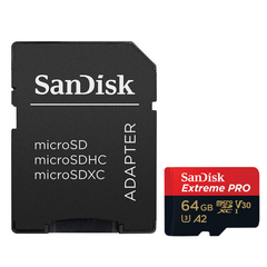 CARTÃO MICRO V30 SD SANDISK 4K UHD64 GB SANDISK