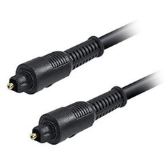 CABO DE FIBRA OPTICA TOSLINK 3,0M PRETO TBLACK