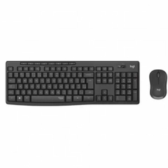 KIT TECLADO E MOUSE SEM FIO MK295 PRETO LOGITECH