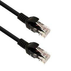 CABO DE REDE CAT 6E 5M PC-ETH6U50BK PRETO