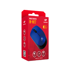 MOUSE SEM FIO 2.4GHZ M-W17BL AZUL PROMO