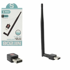 ADAPTADOR WIFI WIRELESS USB COM ANTENA SHINKA