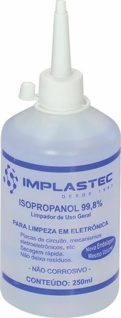 ÁLCOOL ISOPROPÍLICO 250ML COM BICO APLICADOR - comprar online