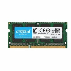 MEMORIA NOTEBOOK CRUCIAL 8GB DDR3 1600
