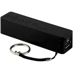 POWER BANK 2200 MAH ACABAMENTO EMBORRACHADO PRETO 015-0030