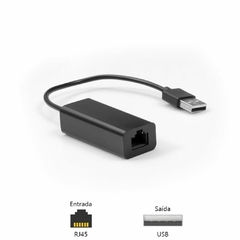 ADAPTADOR DE REDE USB 10/100 2.0/RJ45 ADP-USBLAN100BK