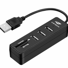 HUB USB 2.0 5PORTAS HU-L200BK