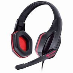 FONE HEADSET GAMER VX GAMING OGMA P2 STEREO COM MICROFONE VERMELHO