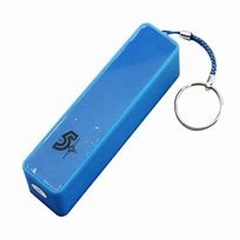 POWER BANK 2200 MAH ACABAMENTO EMBORRACHADO AZUL 015-0028