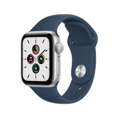 Apple Watch SE Geração - 40mm (Silver Blue/Gold/Preto-Nike)