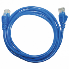 CABO PATCH CORD CAT5E UTP 2M AZUL 018-1070