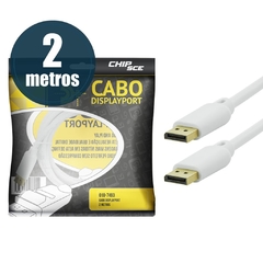 CABO DE VIDEO DISPLAYPORT MACHO 2 METROS C /TRAVA 018-7497 - comprar online