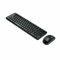 KIT TECLADO E MOUSE SEM FIO MK220 PRETO LOGITECH na internet