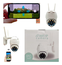 CAMERA SEGURANCA WIRELESS IP ROTACAO EXTERNA - comprar online