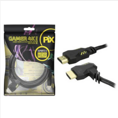 CABO HDMI GAMER 3 METROS 4K 90 GRAUS PIX 018-0121 - comprar online