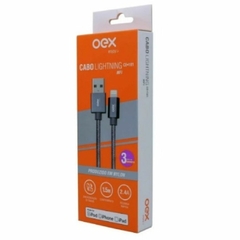 CABO USB LIGHTNING OEX CE-100 HOMOLOGADO