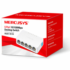 SWITCH 5 PORTAS FAST 10/100 MERCUSYS MS105 - comprar online