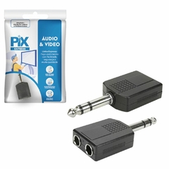 ADAPTADOR P10 MACHO ESTEREO / 2X P10 FEMEA ESTEREO 003-0680