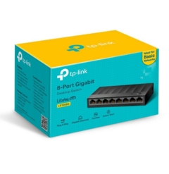 SWITCH 8 PORTAS 10/100/1000 TP LINK LS1008G - comprar online