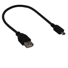 CABO USB MINI 5 PINOS X USB A (F)
