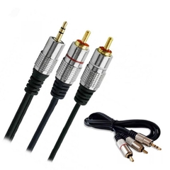 CABO 5 METROS P2 + RCA FITZ - P2 ESTERIO+ RCA 018-0705 na internet