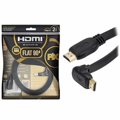 CABO HDMI 2 METROS 4K 90 GRAUS 018-5092 na internet