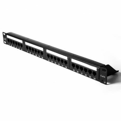 PATCH PANEL CAT.6 24 PORTAS 1U WT-2178C-110-24P SECCON