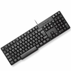 TECLADO USB BASICO SLIM PRETO TC204